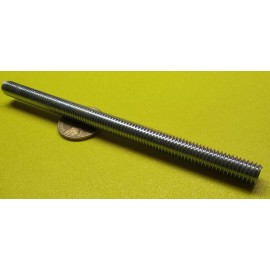 Unbranded Zinc Plated Steel Threaded Studs, RH, 3/8"-16 x 6.00" Length, Pkg of 10 Pcs