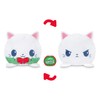 Teeturtle Reversible 6" Holiday Wreath Cat Plushie - Cute Kawaii