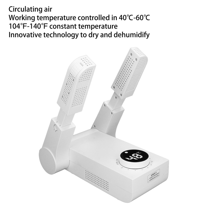 Shoes Dryer Deodorizer Machine Portable Electric Boots Warmer with Adjustable