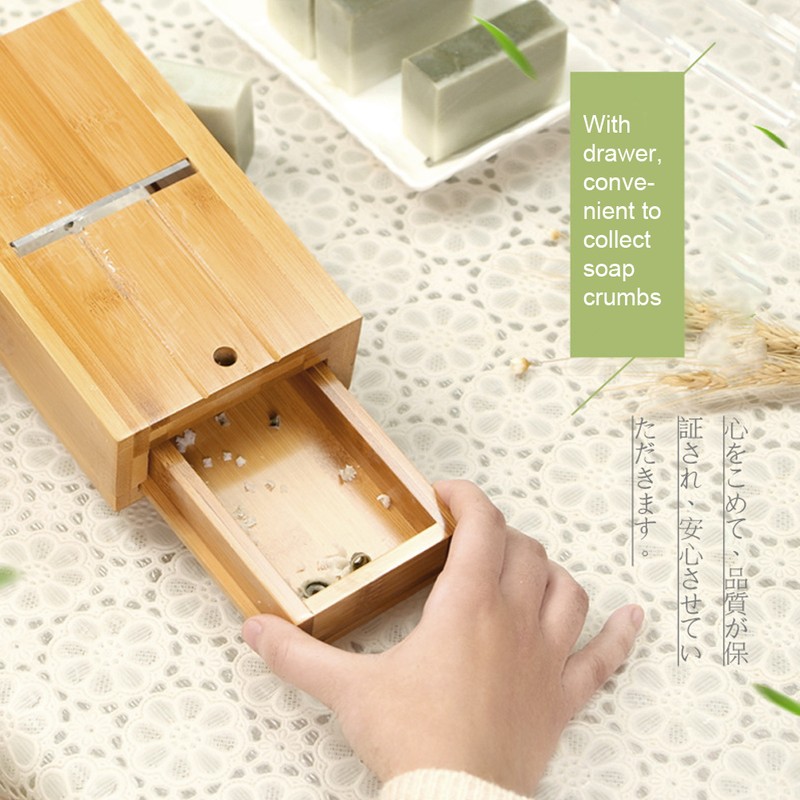 Adjustable Bamboo Soap Cutter Planer Tools HandMade Soap Making Supplies