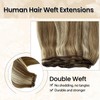 Balayage Sew in Hair Extensions Real Human Hair Weft, Genius