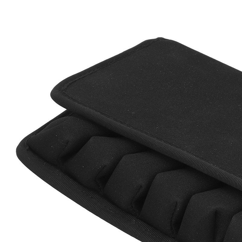 10 Holes Harmonicas Storage Bag Portable Black Eva Shockproof Cloth