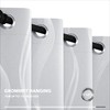 Deconovo Silver Wave Print Blackout Curtains - Thermal Insulated &