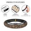 Hunting Camo Elastic Steering Wheel Cover Non-Slip Breathable Steering Wheel