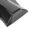 Carbon Fiber Style Motorcycle Passenger Seat Fairing with Mounting Accessory