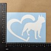 Boston Terrier Decal Pack: Peeking, Heartbeat, Dog in Heart, Standing