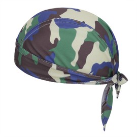 Quick Dry Sports Headwear Beanie Hat Fashion Camouflage Cycling Bandana Headband Summer UV Protection Breathable Skull Cap Balaclavas Bike Running Cap Liner Head Wrap