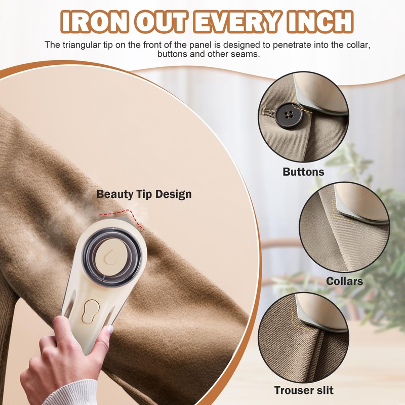 Xanadued Vacuum Steamer for Clothes, Suction Steamer for Clothes, Rapid