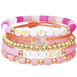 RUIQUAN Inspired Bracelets Friendship Bracelets Gifts For Girls Boys Women Music Lover Fans(St)