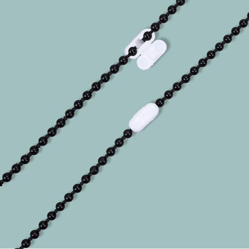 SOFPLATE 10M/10.94 Yards 4.5mm Curtain Chain Beads Blind Bead Connector