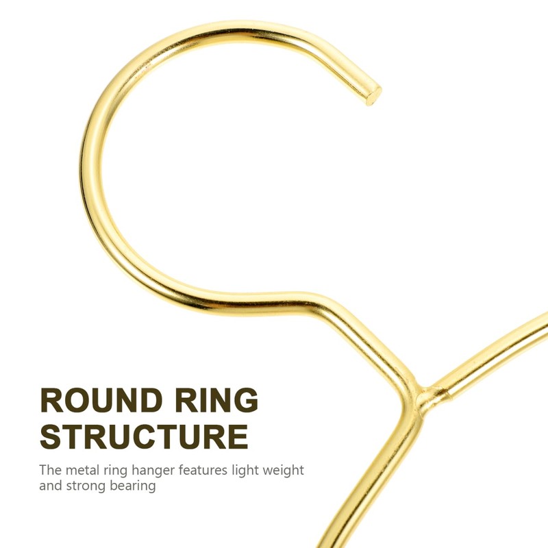 16 Pcs Metal Circle Hanger, Belt Scarf Ring Hanger, No