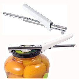 Bottle Opener Food Grade Stainless Steel Jar Opener Adjustable Bottle Opener Easily Opens Bottle Lid for Elderly Children of Seniors and Arthritis Sufferers