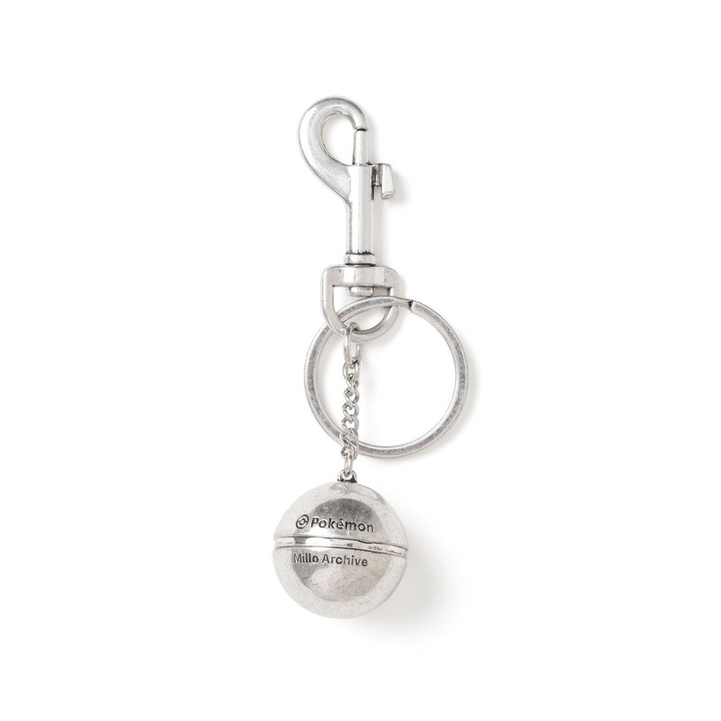 Milo Archive [Pokémon] Monster Ball Pendant Keyring [Silver]