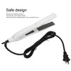 Professional Electric Hair Straightening Curling Iron DualUse Hair Straightener (White