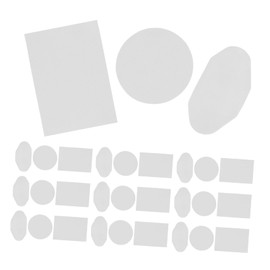 LABRIMP 30pcs Moisture Absorber Paper for Closet Quick Humidity Control Air Freshening for Bathroom Compact Round Rectangular Packs