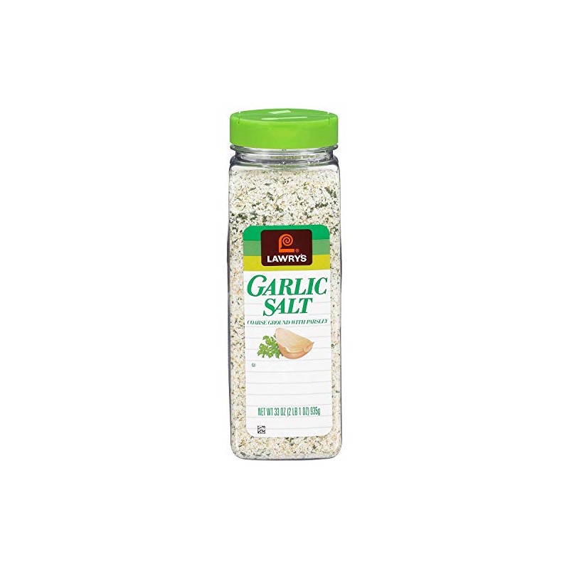 Lawry's Garlic Salt, 33 OZ, 2 Pack.