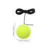 KOMBIUDA Beginner Tennis Practice Ball String Set 2pcs Elastic Rope