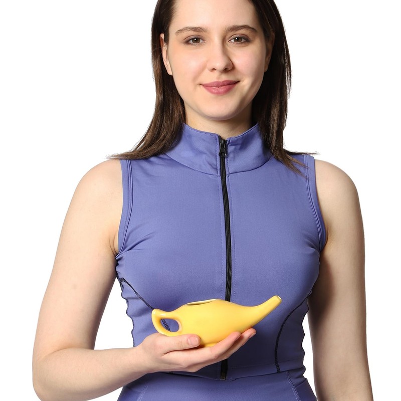 HealthGoosaAU - Ceramic Neti Pot for Nasal Cleansing with 5