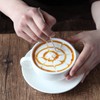 Love-KANKEI Milk Pitcher Milk Jug Stainless Steel Latte Art 350ml
