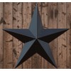 Primitive Home Decors Rustic Black 36" Dimensional Barn Star