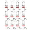 Vault Locks 40mm Keyed Alike Laminated Steel Long Shackle Padlock,