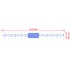 ESSENTIAL- Printed Toilet Seat Band 16-1/2" Wide X 1-1/2" Deepuse