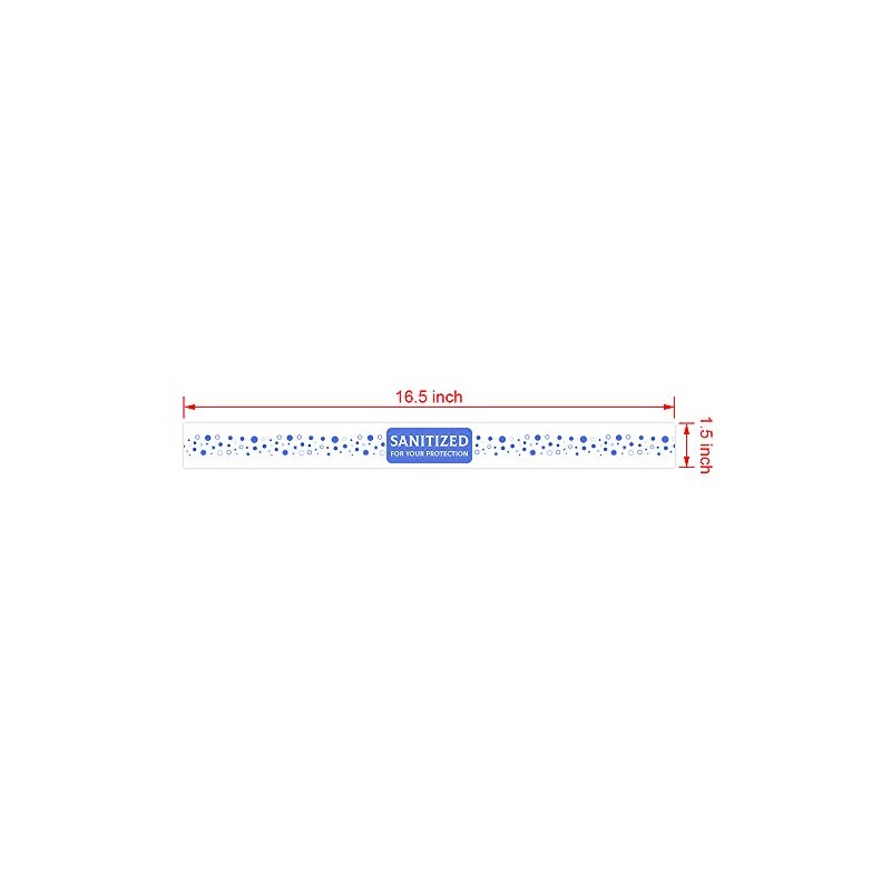 ESSENTIAL- Printed Toilet Seat Band 16-1/2" Wide X 1-1/2" Deepuse