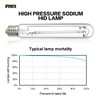 iPower 600W Pressure Sodium HPS Grow Light Bulb, with High