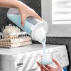 Laundry Detergent Dispenser Bottle with Measuring Cup – Transparent Storage