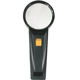 Reizen Illuminated Pocket Magnifier - 2.5X -5X Insert 2 inch Dia