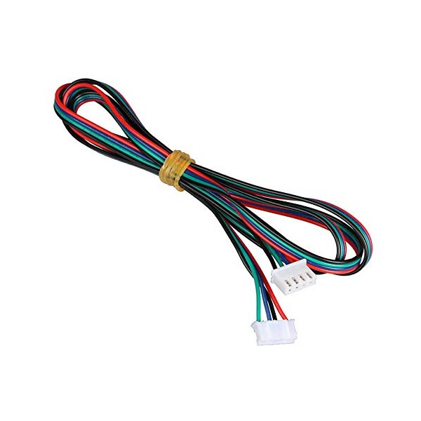 6Pcs 1.5M/4.9ft Stepper Motor Cables XH2.54 4Pin to 6Pin White