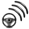 3pcs Universal Carbon Fiber Steering Wheel Cover - Anti-Slip &