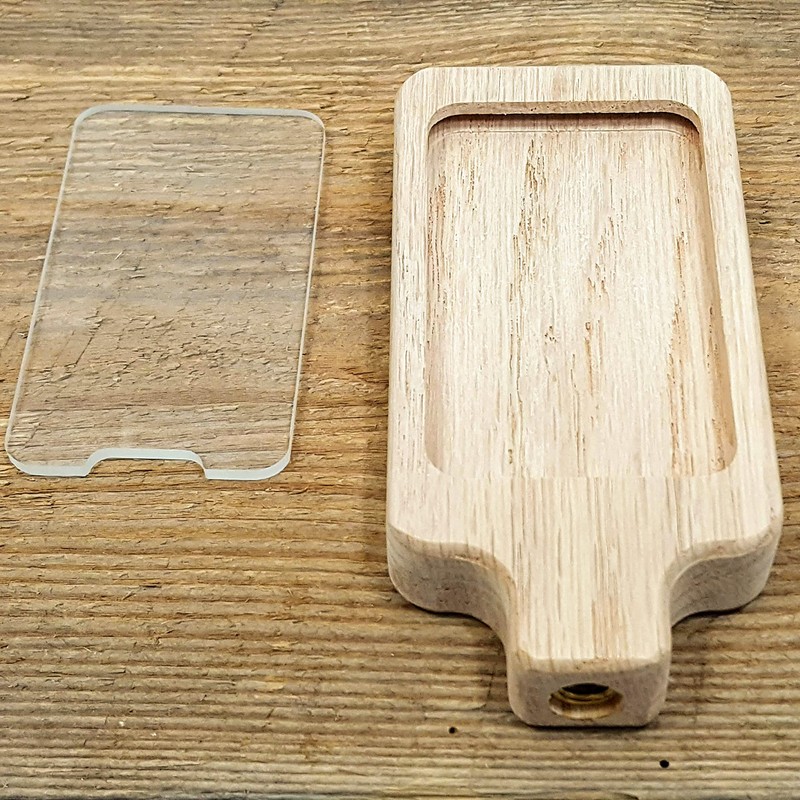 Beer Tap Handle with Removable Clear Cover Plate Label. Made