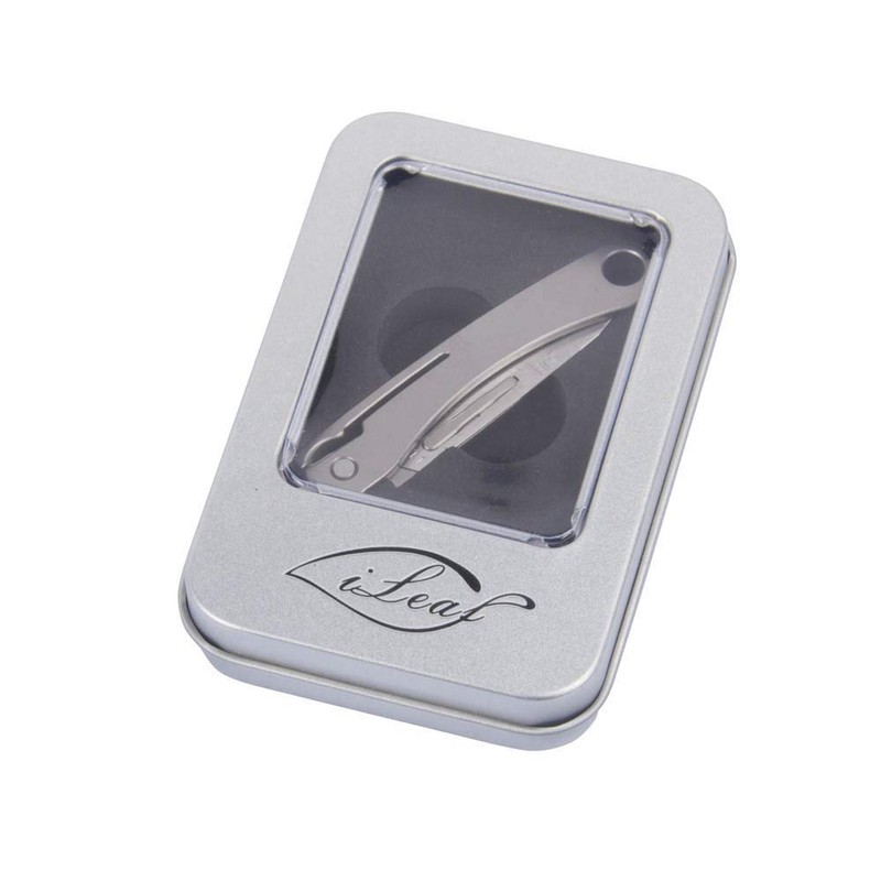 ILEAF Titanium Alloy Daily Mini Pocket Folding Utility Knife with