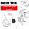 CP21953 Rubber Diaphragm Gasket for TeeJet QuickJet Quick Jet Nozzle