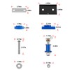 Replacement for Peterbilt 377 378 379 Hood Bolt Bushing Kit,