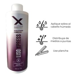 Crema Alisadora Sin Enjuague Con Keratina Liso Xpress 1 Lt