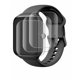 Savvies Pack of 4 Full Screen Protectors for Toobur IDW16 1.95 Inch Full Cover Screen Protector [3D Curved, Transparent, Anti-Fingerprint]