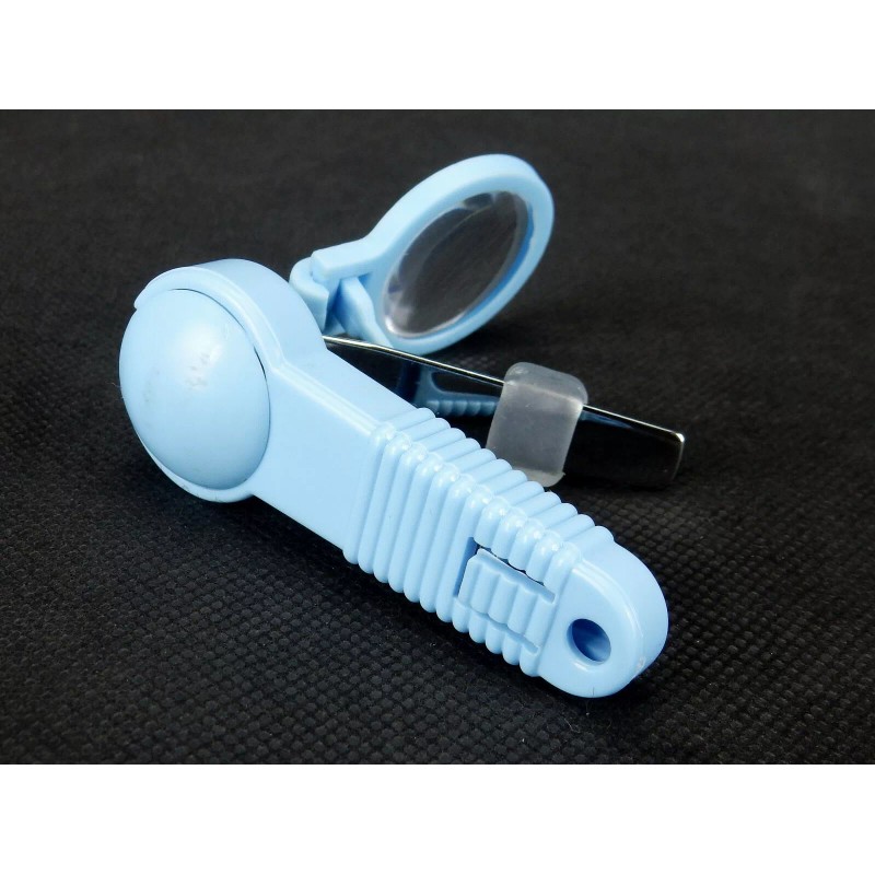 Bandwagon Nail Clipper w/Magnifier, Built In File, Catch Tray, Babies,