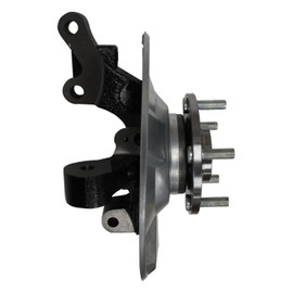 Crown Automotive 68088498AD Steering Knuckle and Hub Assembly, Black Silver
