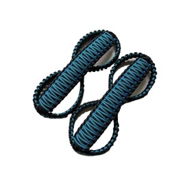 Happy Jeepinit Paracord Roll Bar Grab Handles for Wrangler Vehicles, Set of 2, Pick Your Colors (JK Rear Roll Bar, Teal)