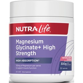 Nutra-Life Magnesium Glycinate+ High Strength Berry Powder 300g