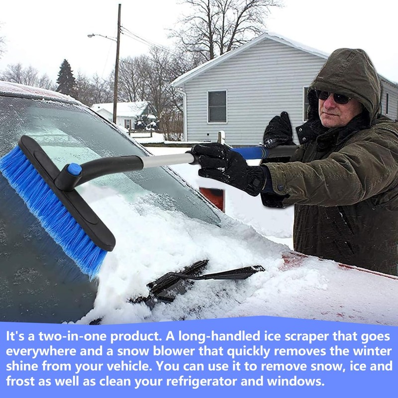 Amebleak Car Ice Scraper 80 cm (Black)