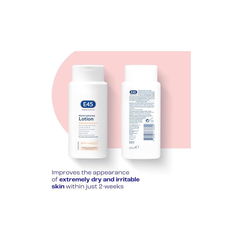 E45 200 ml Dermatological Moisturising Lotion by E45