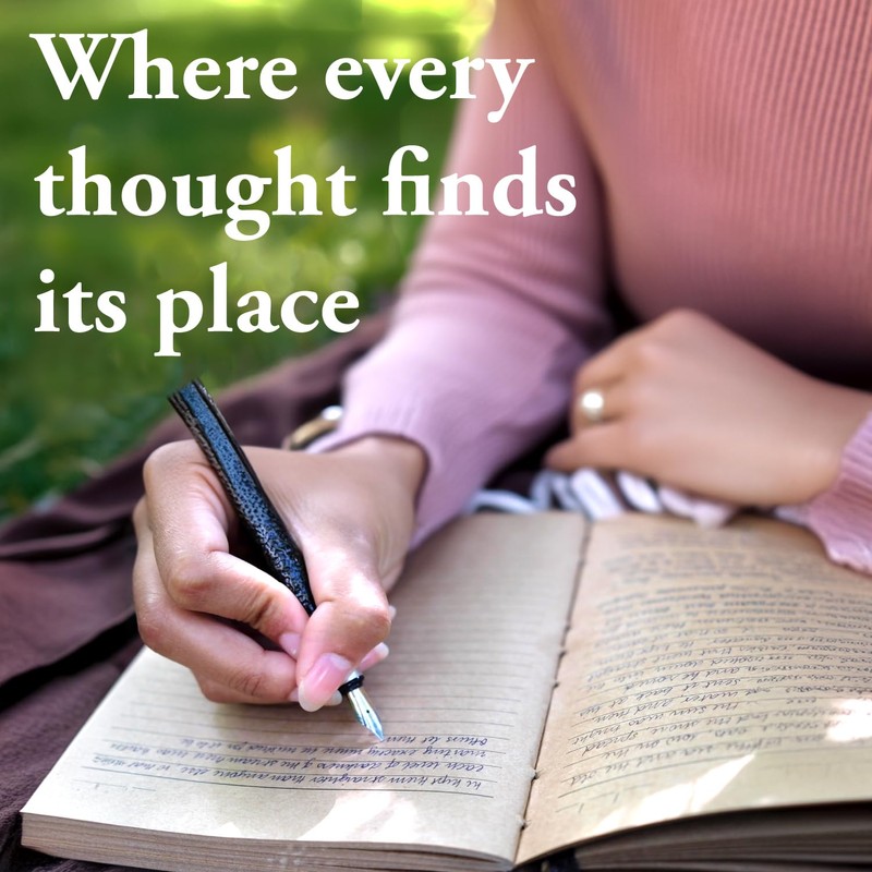 ThoughtSpace Journals Prayer Journal for Men - Leather Journal Notebook