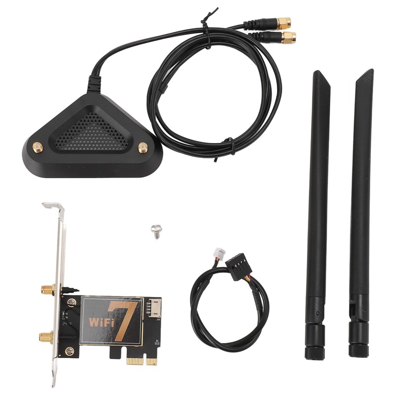 BE200NGW PCI Ex1 WiFi Card with 8DB Antenna 8774Mbps WIFI7