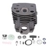 46mm Aluminum Cylinder Piston Spark Plug Bearing Gasket Set Fit
