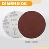 Partuto 10 Pcs 6inch 120 Grit Universal Sanding Discs -