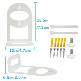 Orbi WiFi 7 Wall Mount Kit, Wall Mount Bracket Sturdy Metal Made Compatible with Orbi WiFi 7 Models RBE970, RBE7070 (RBE772, RBE773), RBE972S and RBE973S Come with Cable Organizer Bracket (1 Pack)