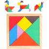 Tangram De Madera Juego Didáctico Rompecabezas Paquete 13pz